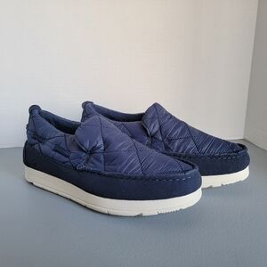 Women's Sperry Moc-Sider Quilted Nylon Sneakers NEW Size 6.5M Navy